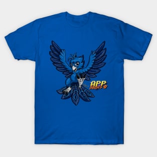 Birdie Flying in Blues T-Shirt